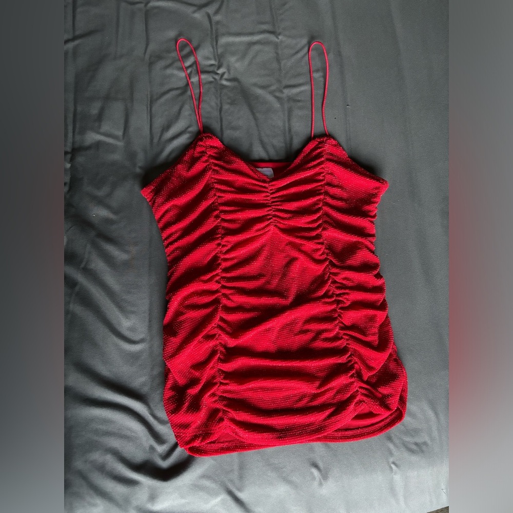 No Boundaries Women’s/Juniors Red Tank Top Size XS NWOT